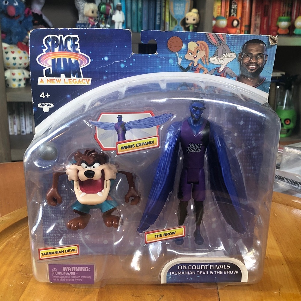 Space Jam A New Legacy Tasmanian Devil & The Brow Action Figures